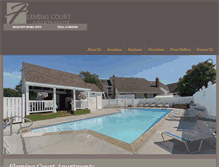 Tablet Screenshot of flemingcourt.com